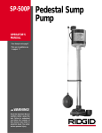 Pedestal Sump Pump - BestBathroom4u.com