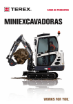 Miniexcavadoras Terex