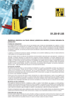Apilador el&eacute;ctrico Hyster S1.2S
