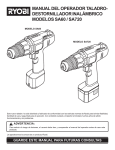 manual del operador taladro- destornillador