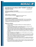 Actualizaci&oacute;n del software UC5&trade; ECHO&trade; 01.00.01.07 Nota de