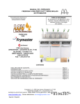 manual del operador freidora a gas gen ii lov™ serie