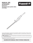 MANUAL DEL OPERADOR Expand-it™ Accesorio