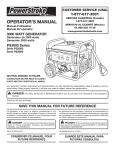 OPERATOR`S MANUAL