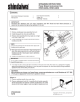 SHINDAIWA INSTRUCTIONS Power Broom Conversion Kits 99909