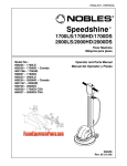 Speedshine 1700LS/1700HD/1700DS/2000LS/2000HD