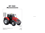 MF 7600 - Mantenimiento