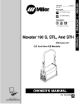 Maxstar 150 S, STL, And STH - Rapid Welding and Industrial