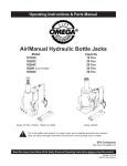 Air/Manual Hydraulic Bottle Jacks