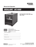 IDEALARC&reg; DC1000 - Lincoln Electric