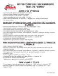 INSTRUCCIONES DE FUNCIONAMIENTO TRAILERS &ldquo;SHARK&rdquo;