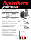 Sistema de plasma manual o mecanizado para