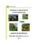 L.P. MANEJO DE MATERIALES 2012