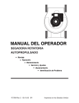 SEGADORA ROTATORIA AUTOPROPULSADO
