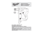 OPERATOR`S MANUAL MANUEL de L