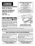 OPERATOR`S MANUAL