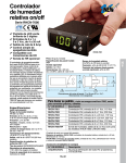 Controlador de humedad relativa on/off