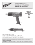 OPERATOR`S MANUAL MANUEL de L`UTILISATEUR MANUAL del