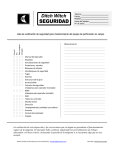 Lista de verificaci&oacute;n de seguridad para mantenimiento del equipo