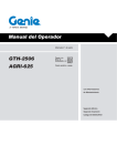 GTH-2506 AGRI-625 Manual del Operador