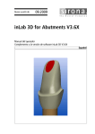 inLab 3D for Abutments V3.6X