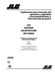 JLG SISTEMA DE DETECCIÓN DE CARGA