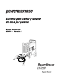 Sistema para cortar y ranurar de arco por plasma