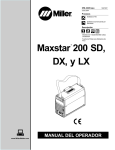 Maxstar 200 SD, DX, y LX