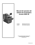 Manual del operador del sistema de envolvedora Access