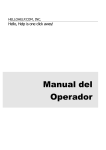 Manual del Operador