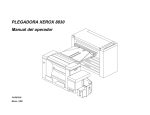 PLEGADORA XEROX 8830 Manual del operador