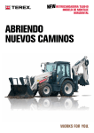 Retrocargadora TLB840 Terex