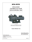 dyna-wave centrifugal pump with integral trap