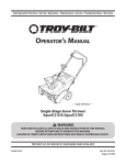 OPERATORLS MANUAL - Milford Power Equipment