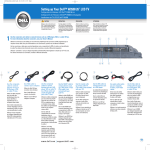 Setting up Your Dell™ W2600 26” LCD TV