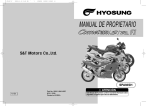 Manual de Propietario Comet 650 R-S FI (Español)