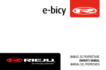 Owners Manual E-bicy ALU 2009 (ESP-FRA-ENG