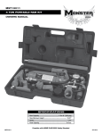 specifications 4 ton portable ram kit owners manual