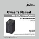 Owner`s Manual - Royal Sovereign
