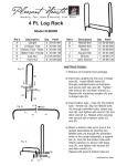 4 Ft. Log Rack Model #LS002R