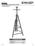 2 ton tripod under hoist stand owners manual specifications kti61002