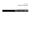Radio Port&aacute;til AM/FM
