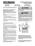 Universal Radio Control OWNERS MANUAL