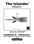 The Islander Ceiling Fan - Del Mar Fans and Lighting