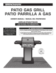 PATIO GAS GRILL PATIO PARRILLA A GAS