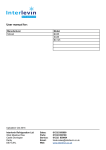 User manual for: - Interlevin Refrigeration