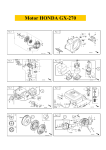 Motor HONDA GX-270