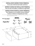 installation instructions pedestal instrucciones de