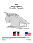 RHA Rampa Niveladora Manual Del Propietario