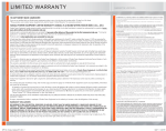 LIMITED WARRANTY